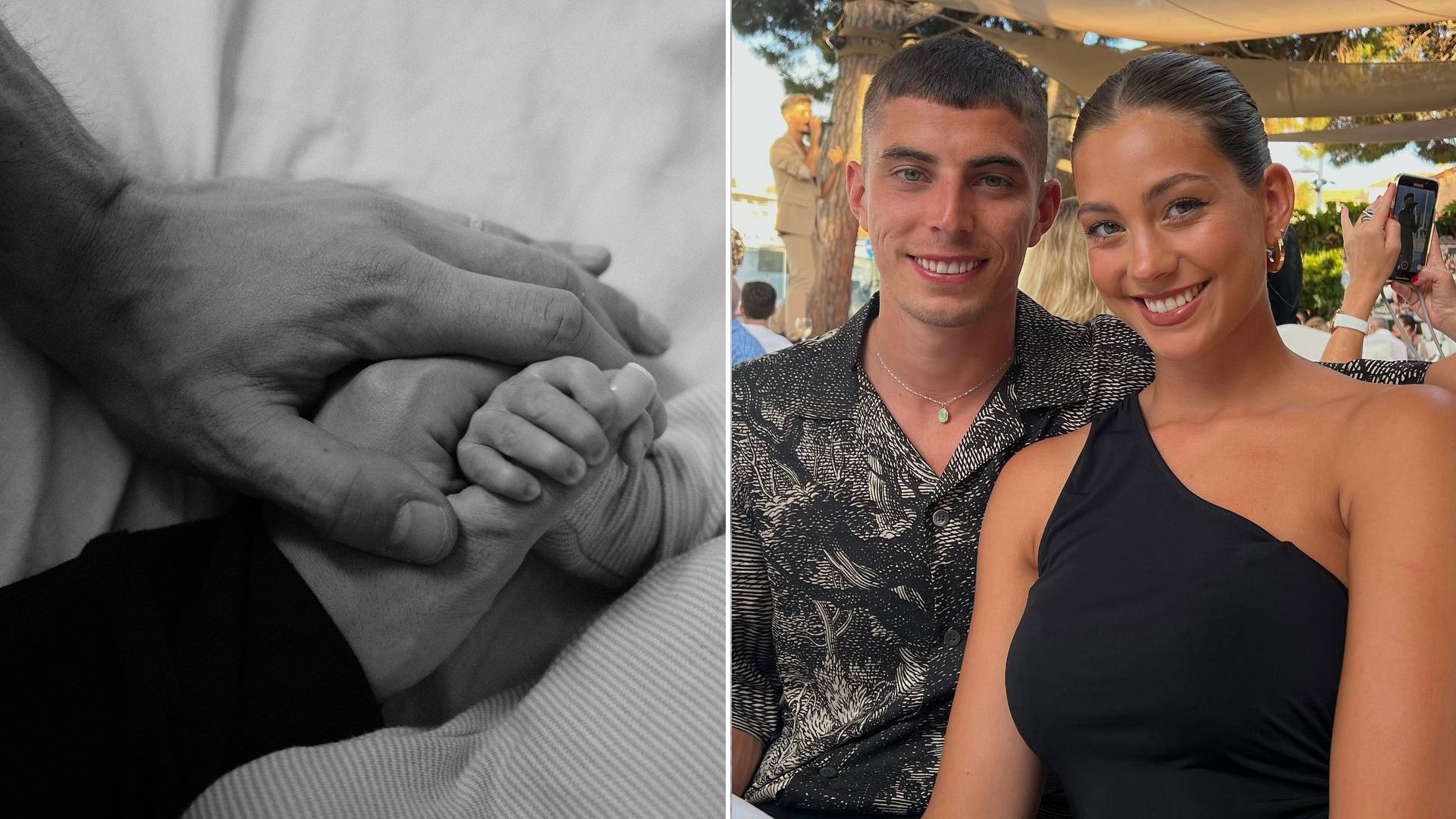Arsenal star Kai Havertz and wife Sophia welcome baby boy in adorable post