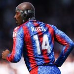 Mateta wears protective cap on Palace return