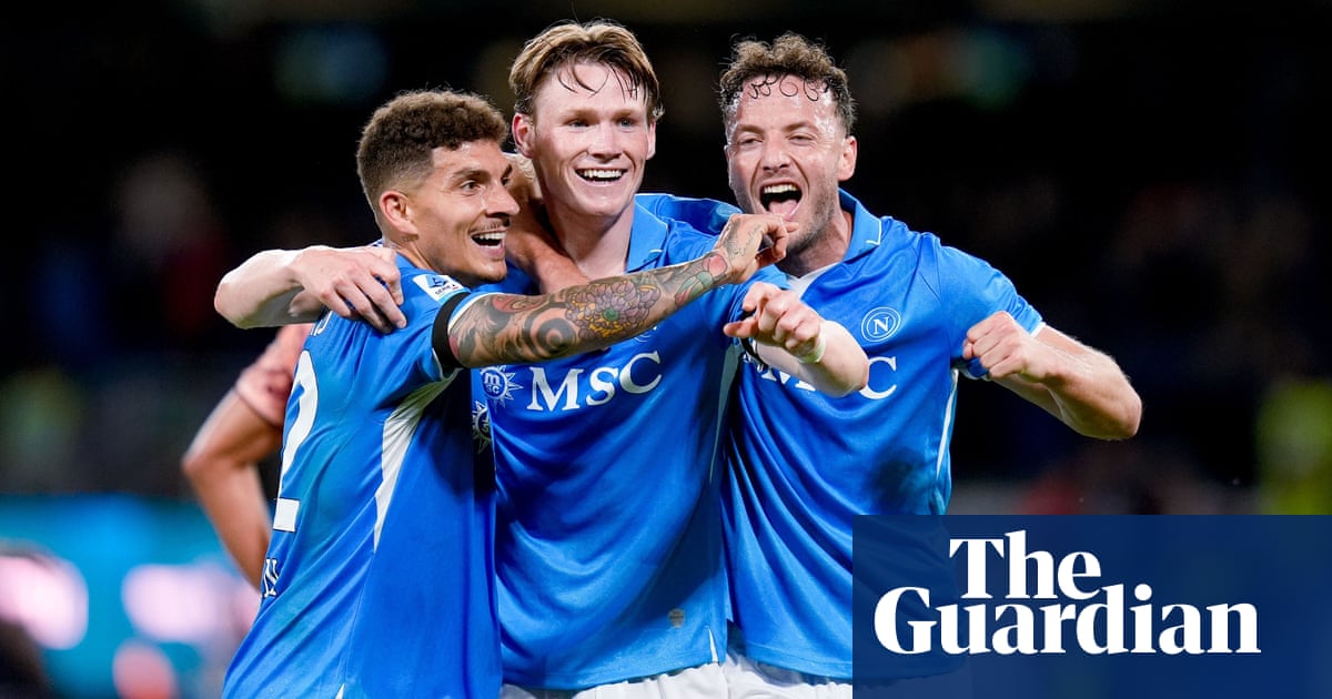 European football: McTominay double opens up three-point lead for Napoli