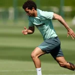 Watch as Brennan Johnson wiped out by forgotten Spurs man in training