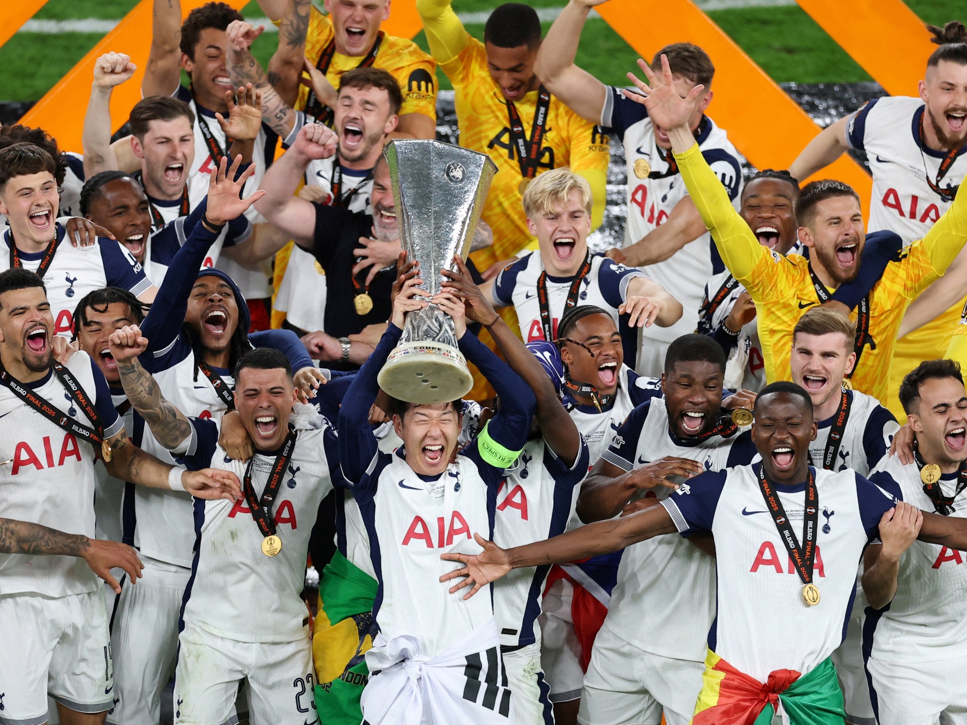 Tottenham defeat Manchester United to win Europa League final