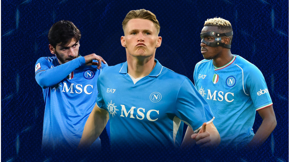 Napoli’s 22/23 Scudetto winning team compared to Conte’s 2024/25 Serie A title-chasing side