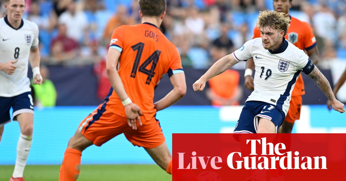 England 2-1 Netherlands: European Under-21 Championship semi-final – as it happened