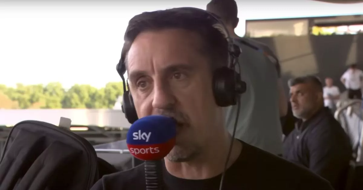 Gary Neville points finger at Man Utd star for Fulham error – ‘Not a good look’