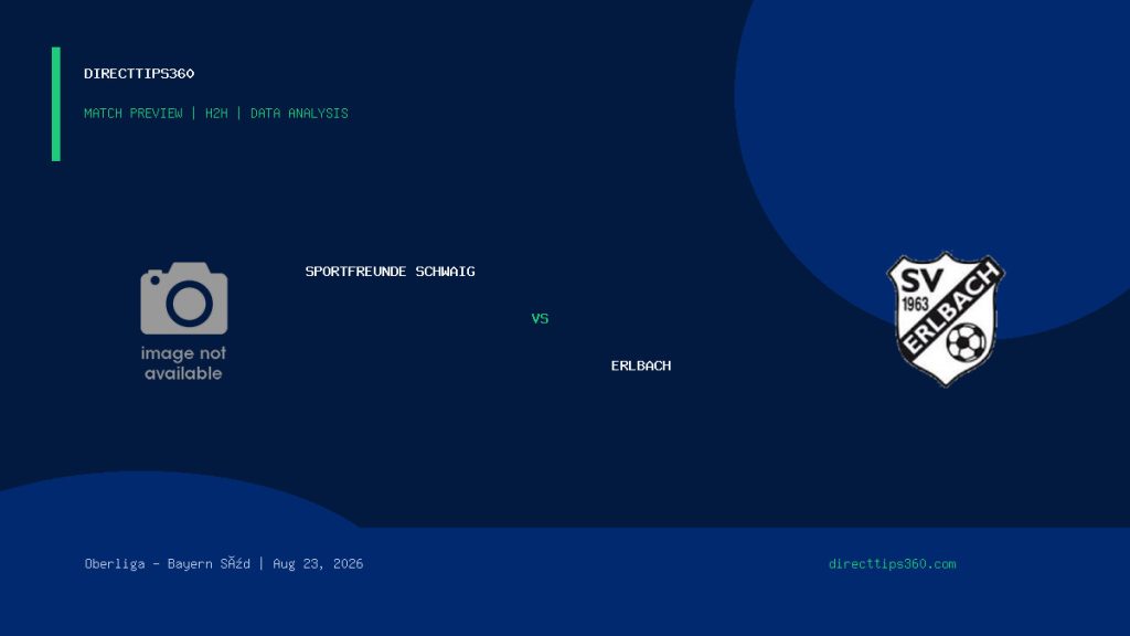 Sportfreunde Schwaig vs Erlbach match preview and H2H analysis