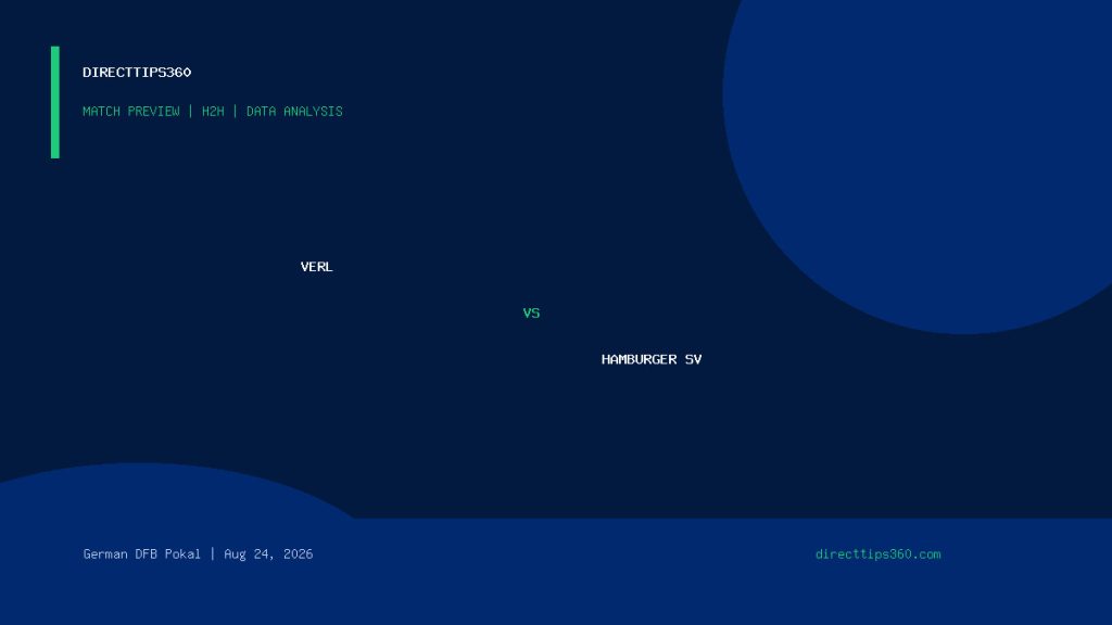 Verl vs Hamburger SV match preview and H2H analysis