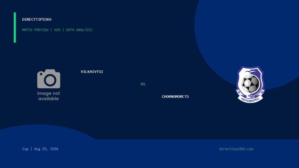 Vilkhivtsi vs Chornomorets match preview and H2H analysis
