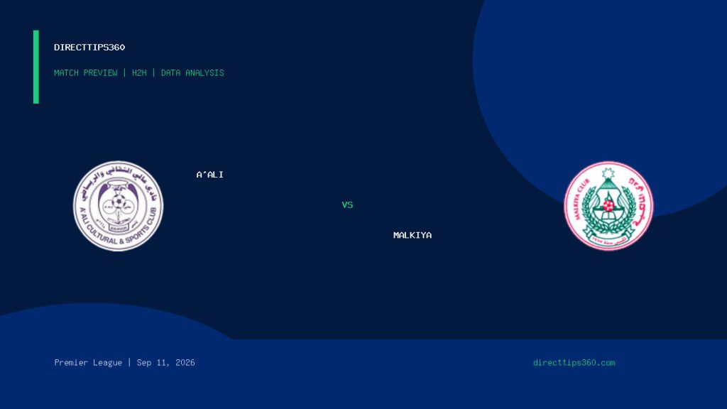 A’Ali vs Malkiya Prediction, H2H & Match Preview – September 11, 2026